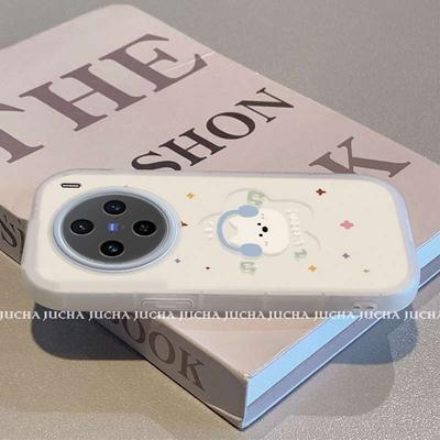 Применимо к чехлу для мобильного телефона vivox200pro нишевый противоударный VIVOx100 продвинутое ощущение x90 высококлассный x8 наушники щенок