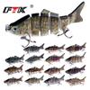 FTK 1 шт., 8,4 см-19 г, 6 секций, многосекционная приманка для мелкой рыбы, приманка для плавания, приманка для барракуды