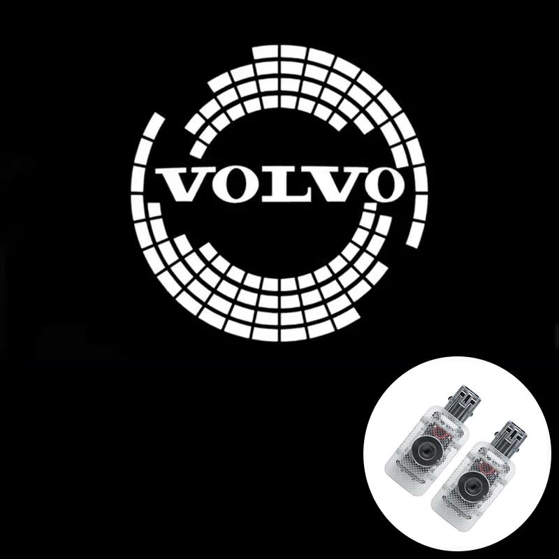 2026 New For Volvo Emblems 2PCS HD Car Door Welcome Lights For Volvo XC90 V90 V60 XC60 V40 S80 S60 S90 C40 XC40 V70 XC70 C30 C70