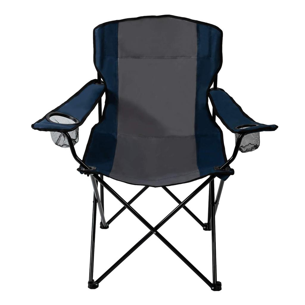 Японский стул для кемпинга Pacific Pass с сумкой для напитков Quad Chair M [подлинный импорт] держатель/хранилище синий/серый