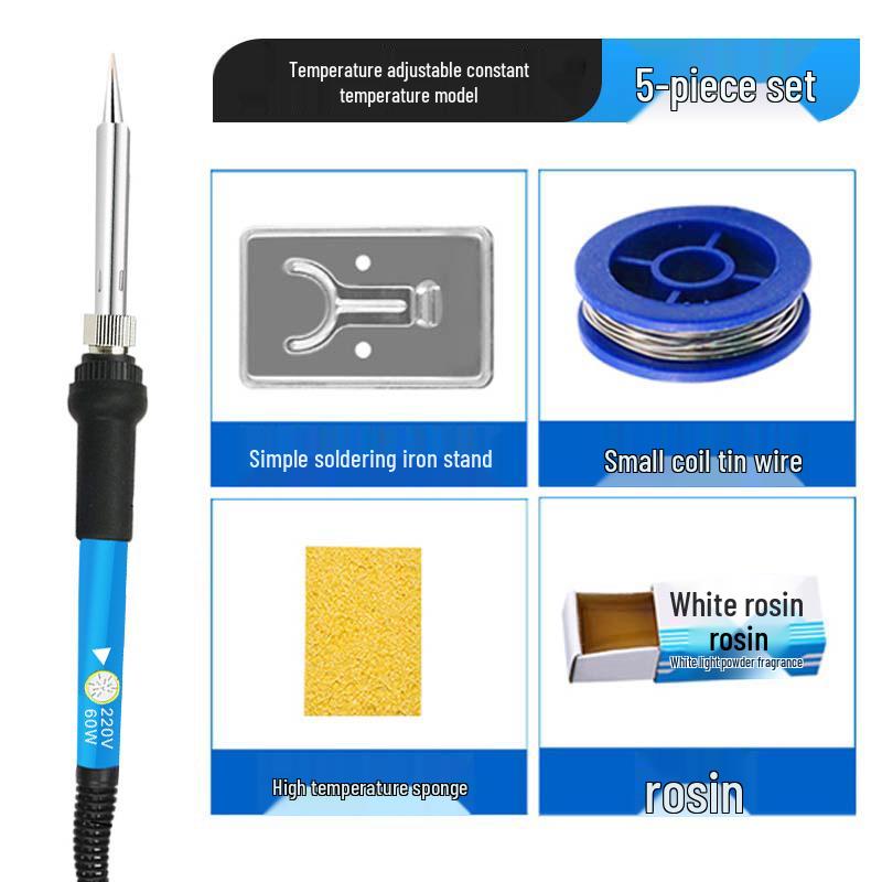 Adjustable 60W Electric Soldering and Pyrography Iron Set for Repair and Welding