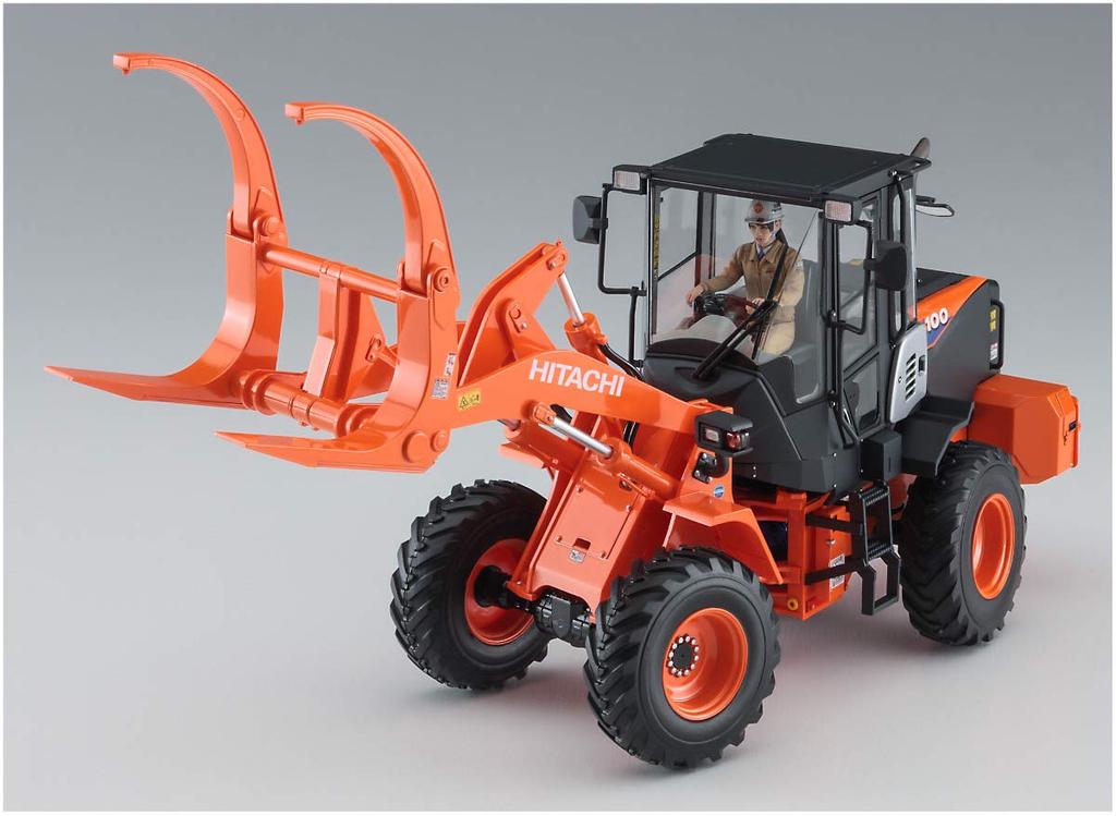 Hasegawa Hitachi Construction Machinery Колесный погрузчик Лесной захват Спецификация Машина Пластиковая модель 66105 1/35 ZW100-6