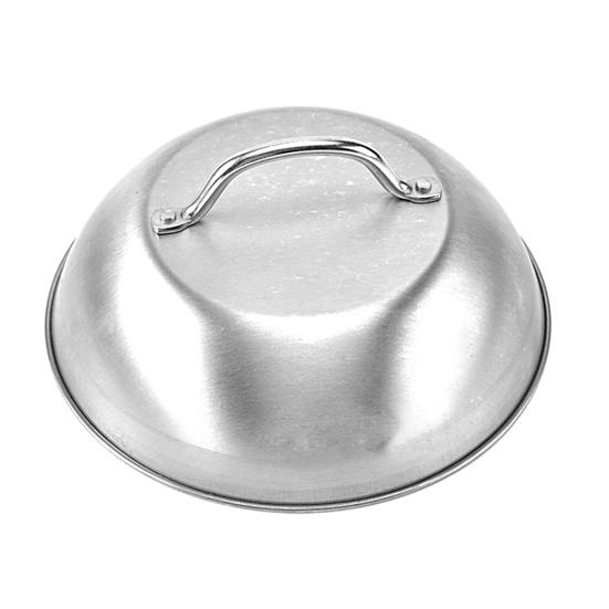 Прочная оберточная купольная крышка, гладкая поверхность, прочная крышка для паровой посуды из нержавеющей стали в западном стиле