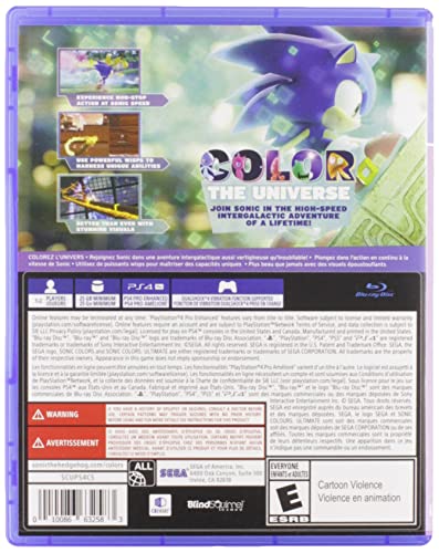 Sonic Colors Ultimate: Standard Edition (Imported: North America) - PS4