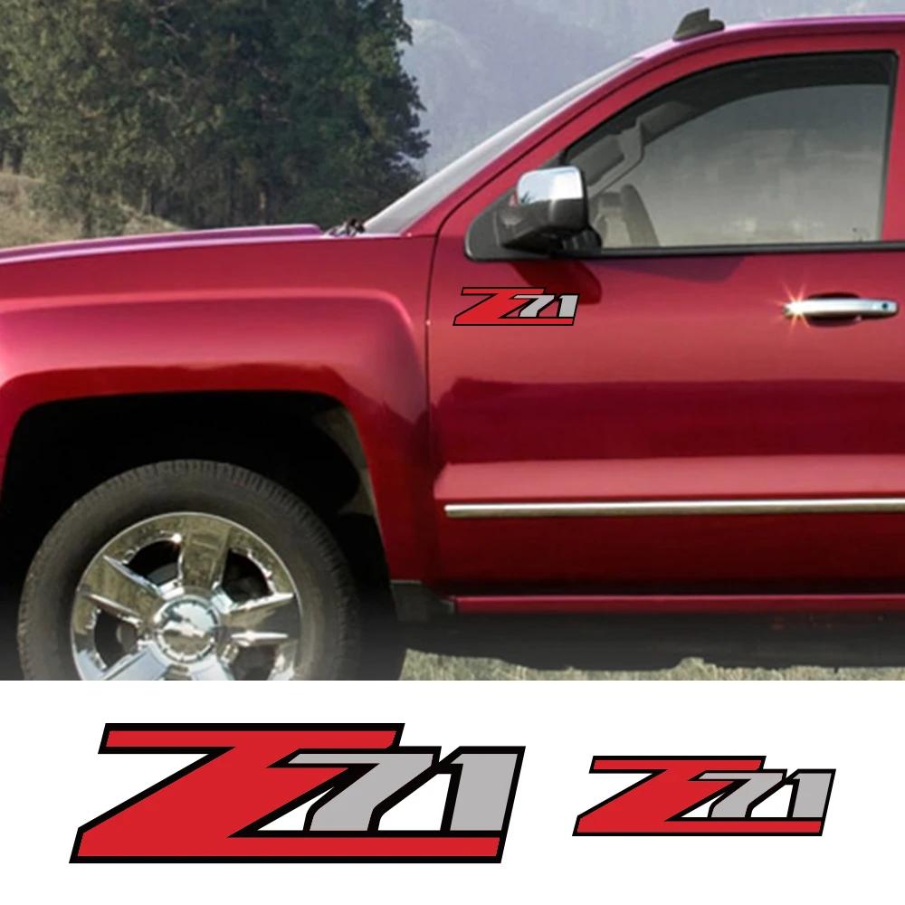 Pickup Body Side Decor Sticker Car Tailgate Bed Side Vinyl Decal Auto Accessories For Chevrolet Silverado Colorado 1500 2500 Z71