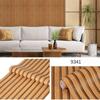 Imitation Wood Grain Wall Grille PVC Self-adhesive Waterproof And Moisture-proof Wall Stickers TV Background High-end Wallpaper