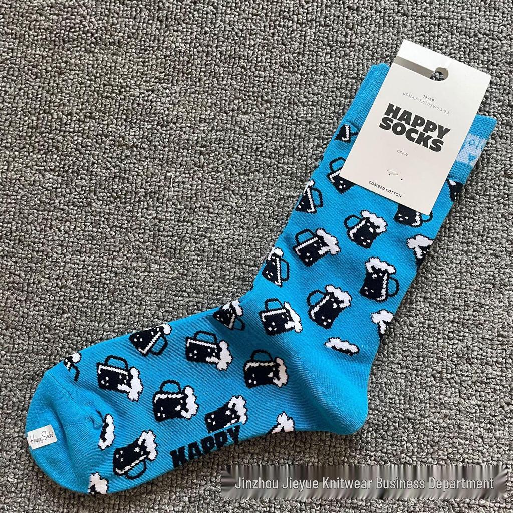 Осенне-зимние носки до середины икры в шведском рождественском стиле для женщин и пар