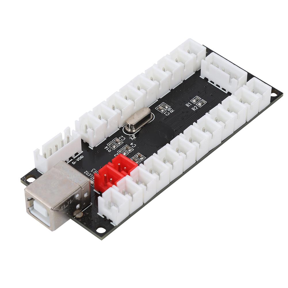 USB-кодер для аркадных игр, контроллер кнопок для Raspberry Pi, хост-ПК, игрового автомата, черный CY 822C
