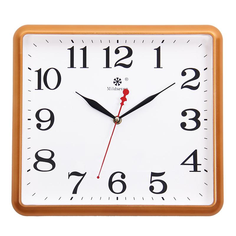 Бесшумные Квадратные Настенные Часы с Кварцевым Механизмом и Вечным Календарем - Креативный, Модный Арт-Дизайн для Гостиной