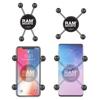 Держатель для смартфона RAM MOUNTS для и других X-Grip (1.0"), 1 дюйм, Мотоциклы, Велосипеды, GoPro, Смартфоны, Автомобили, (RAM-HOL-UN7BU)