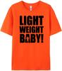 Light Weight Baby Letters Printed T Shirts Unisex Cotton Short Sleeve Unisexs TShirt Casual O Neck Fitness Tops Tees