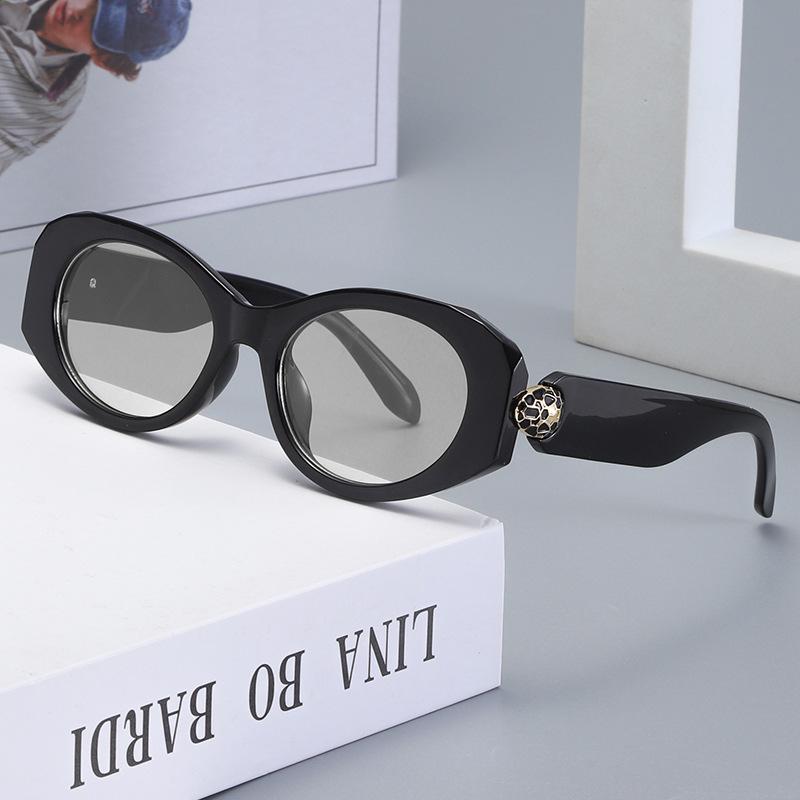 Retro Ins Cat Eye Personalized Glasses Anti-Blue Light Optical Glasses Advanced Flat Glasses Women