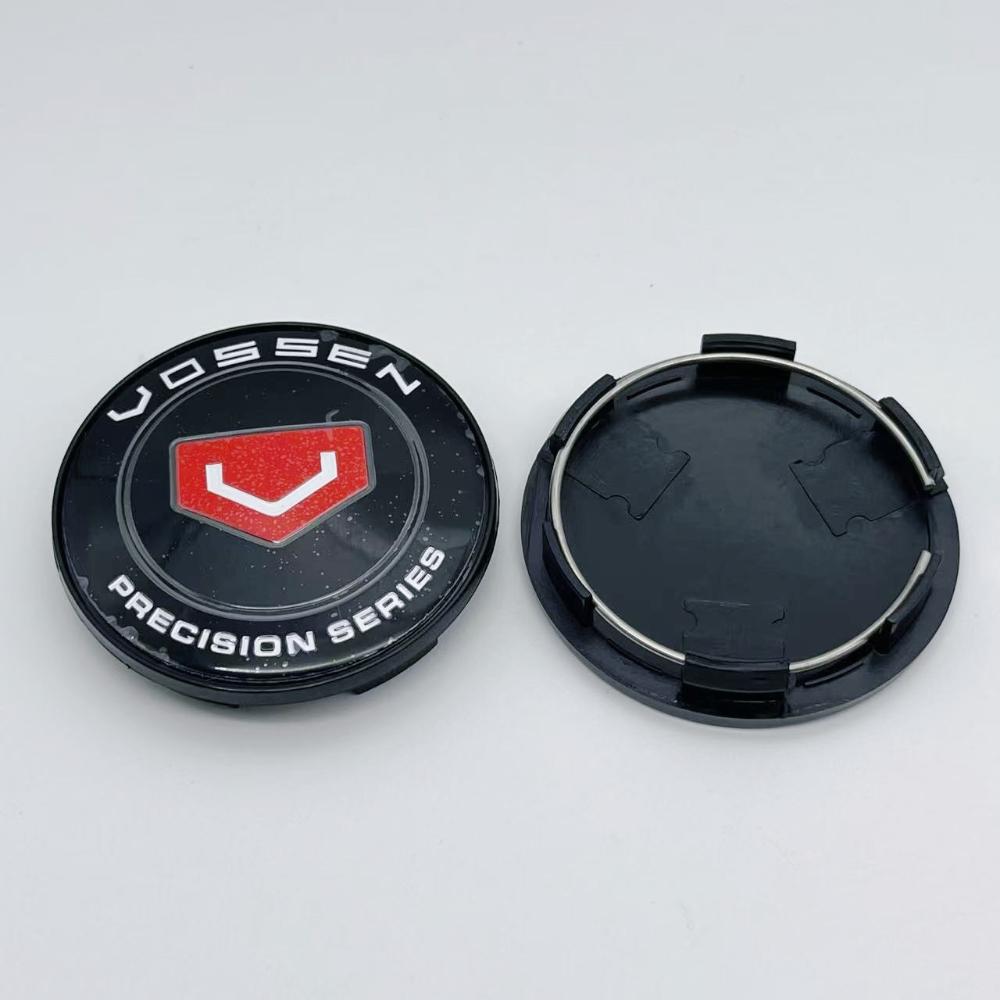 4pcs Vossen Logo Emblem Badge Car Wheel Center Caps 68MM (62MM I.D) Rim Hubcaps Cover Wheels Hub Lid Replace Styling Accessories