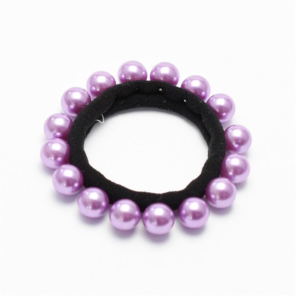 Новые эластичные аксессуары для волос с жемчугом, обруч для волос, резинка для волос, веревка