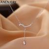 Water Drop Tassel Necklace Female Simple Light Luxury Geometric Clavicle Chain Wholesale