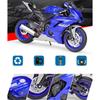 1/12 Scale Welly 2020 YAMAHA YZF-R6 Alloy Motorcycle Model Diecasts Metal Toy Vehicles Motorcycle Model High Simulation Collection Childrens Gifts
