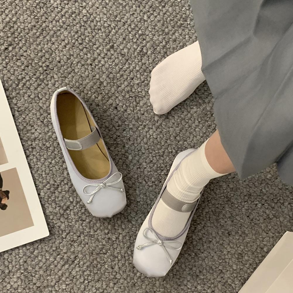 Женские балетки, милая женская обувь Мэри Джейн для девочек, мягкая повседневная обувь для балерин для танцев
