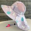 Polyester Sun Cap UV Protection Beach Cap Outdoor Panama Hat  Toddler