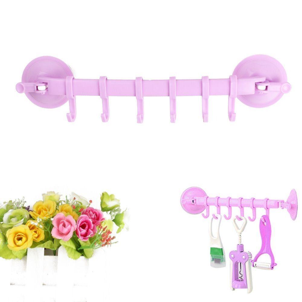 Полка для полотенец для ванной комнаты и кухни, регулируемая вакуумная присоска, держатели для хранения, крючки, регулируемая вешалка для крючков