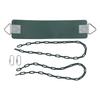 Outdoor EVA Soft Board Swing with Coated Chains Dark Green Easy To Install Up To 440.9lb Heavy Duty