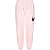 Однотонные джоггеры с логотипом и завязками на шнурке, женские брюки, розовые DM6183-610