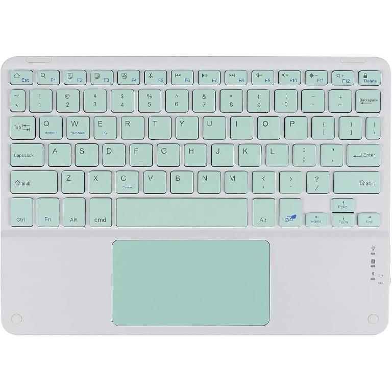 Stock ROHS Certified Custom Russian Keyboard 78 Keys Slim bluetooth Keyboard with Touchpad for Tablet