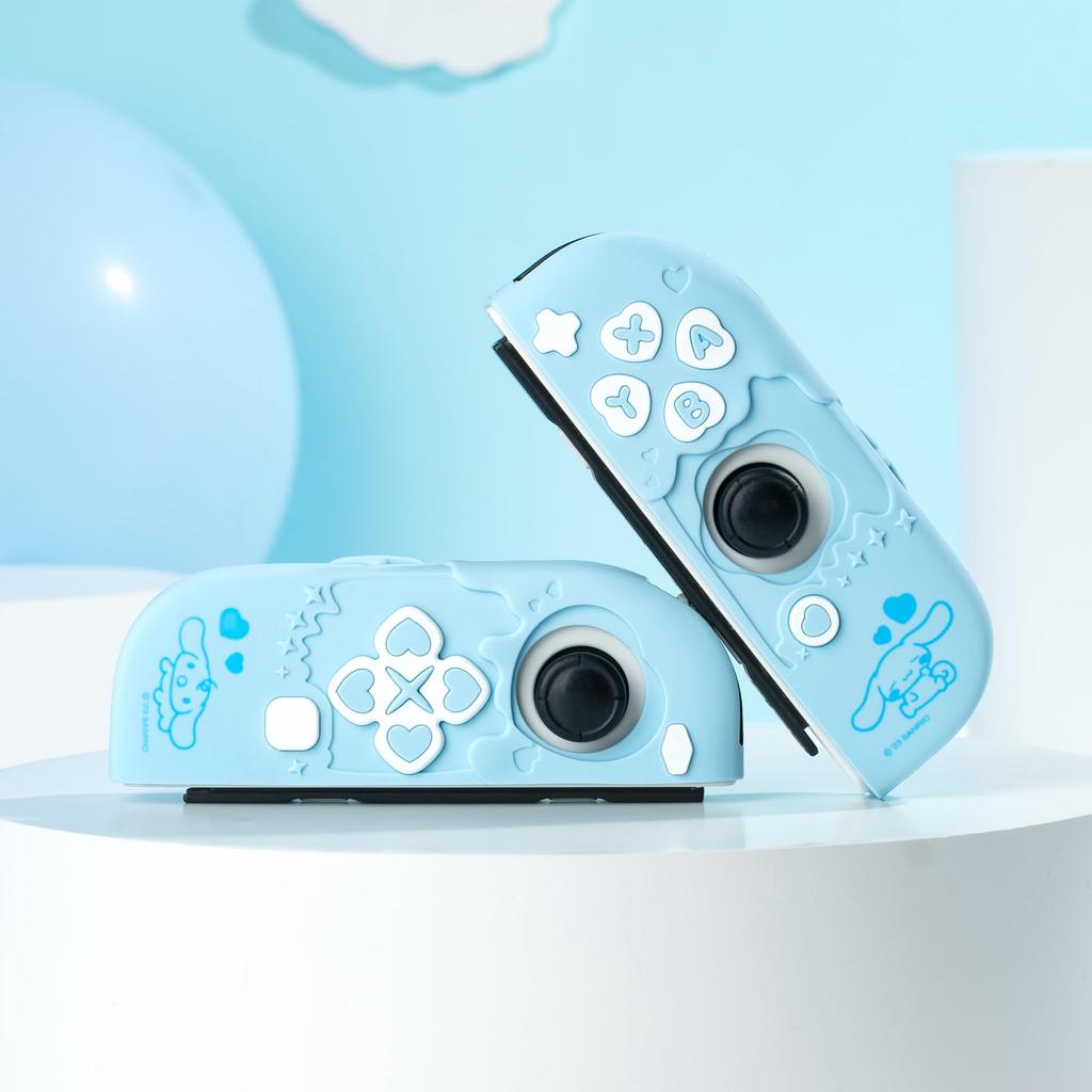 Чехол для джойстика Kuitmor, чехол для джойстика OLED, чехол для контроллера переключателя, защитный чехол из силикона, мягкий защитный чехол, легко устанавливается