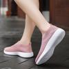 Women Sneakers Vulcanized Shoes Sock Sneakers Women Summer Slip On Flat Shoes Women Plus Size Loafers Walking Flat