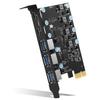 5-портовая USB 3.0 карта расширения PCI-E: 3 порта USB-A + 2 порта USB-C, Высококачественный 5G.