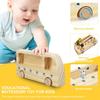 10 шт. детский набор деревянных отверток Монтессори, настоящие инструменты для детей, обучающая сенсорная обучающая игрушка для базовых навыков для детей ясельного возраста дошкольного возраста