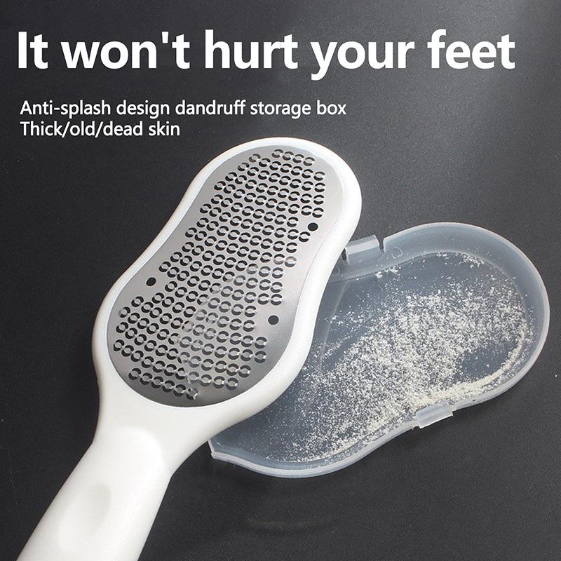 Скребок для ног, средство для удаления мозолей, профессиональные стальные инструменты для педикюра, средство для удаления омертвевшей кожи на ногах, уход за ногами