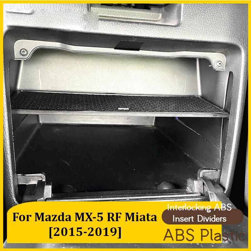 Secondary Storage Box for Mazda MX-5 MX 5 MX5 ND 2016~2019 Center Console Organizer Tray Car Central Armrest Styling Accessorise