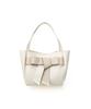 Randa Ribbon Tote Bag FB35300 Women's (A4 Compatible), White,