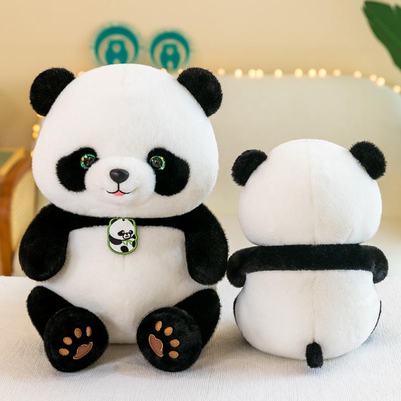 Cute National Treasure Giant Panda Plush Toy Doll Panda Beibe Doll Souvenir Gift Mascot Street Stall Gift