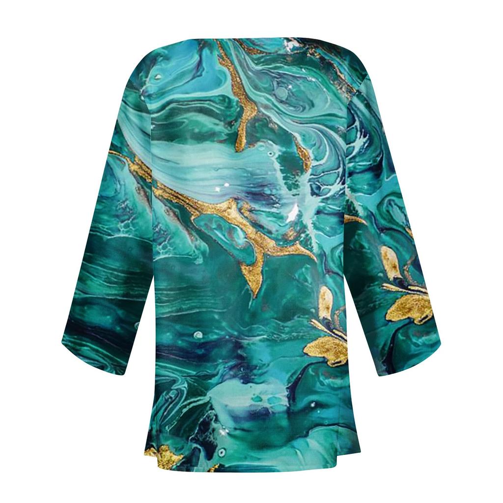 Женская повседневная модная легкая куртка средней длины с принтом в стиле ретро, ​​кардиган