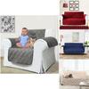 Luxurious Quilted Waterproof Sofa Slip Cover With Adjustable Elastic Strap And Pet Protection