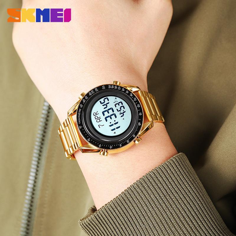 Moment Beauty Мужские часы Светящиеся водонепроницаемые электронные часы Закладка Направление Совет Многофункциональные электронные часы Часы