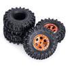 1.0 Inch Sticky Soft RC Crawler Tires  for 1/24 1/18 Scale High Clearance Upgrade Fits Axial SCX24 FMS FCX24 FCX18 Traxxas TRX4M