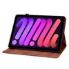 For Apple iPad Mini (2024) (Also Known As iPad Mini (A17 Pro)).PU Leather Exquisite Floral Embossed Design Tablet Case