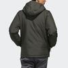 Adidas Xplr Insulated Waterproof Jacket with Hood Men Outerwear Dark-Earth-Brown FJ9253
