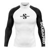 SCUBA Paste Board Men's, Quick-Drying Wetsuit, Beach Sunscreen Swimsuit, Long Sleeve Top, Surf Quick-Drying Sport