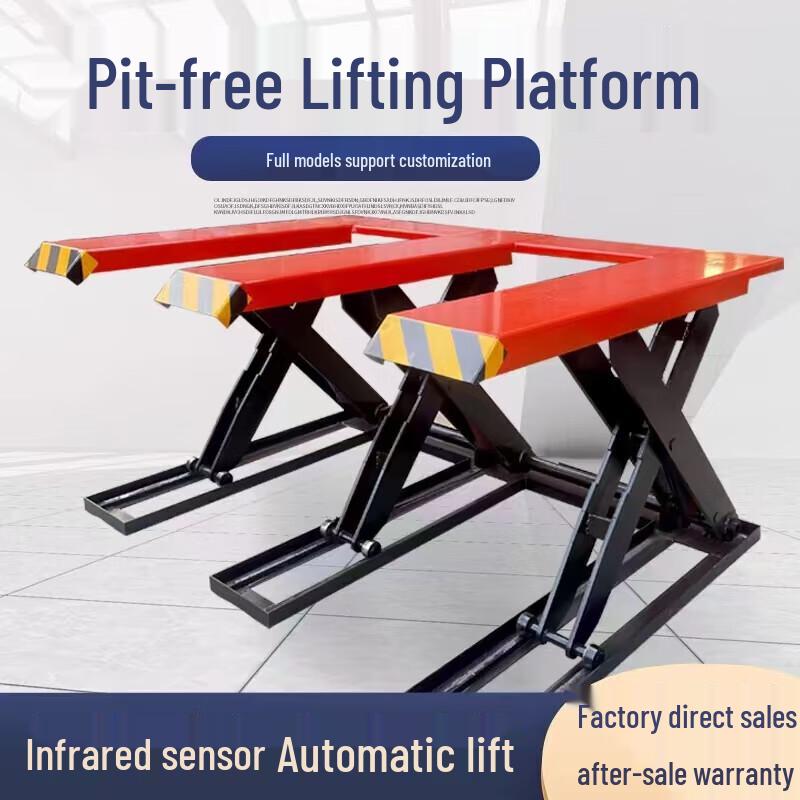 E-Type No-Pit Electric Hydraulic Scissor Lift Platform