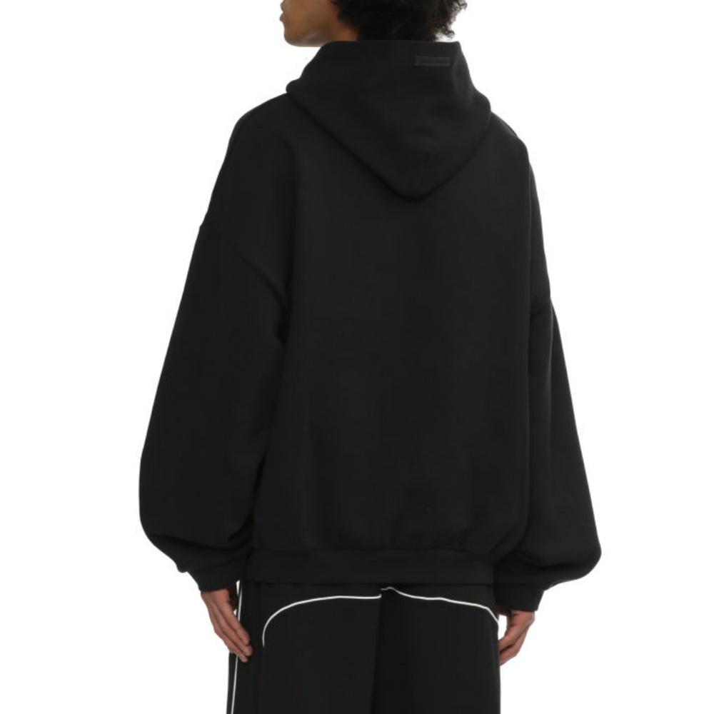 Fear of God Базовое Худи с Логотипом и Буквами Модное Универсальное Мужское Черное ESSSW256210MP