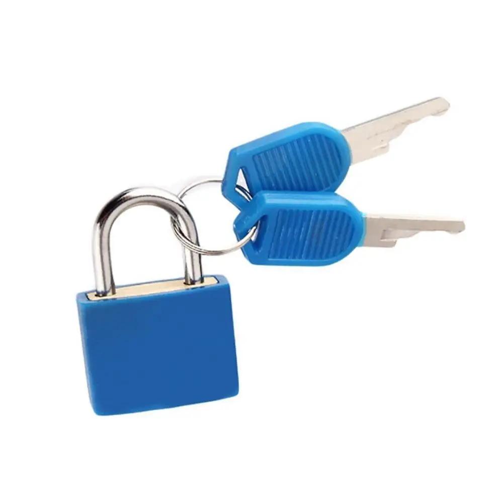 23mm Mini Suitcase Diary Lock With 2 Keys Anti-Theft Drawer Cabinet Padlock Multicolour Travel Bag Zipper Lock Home Decor