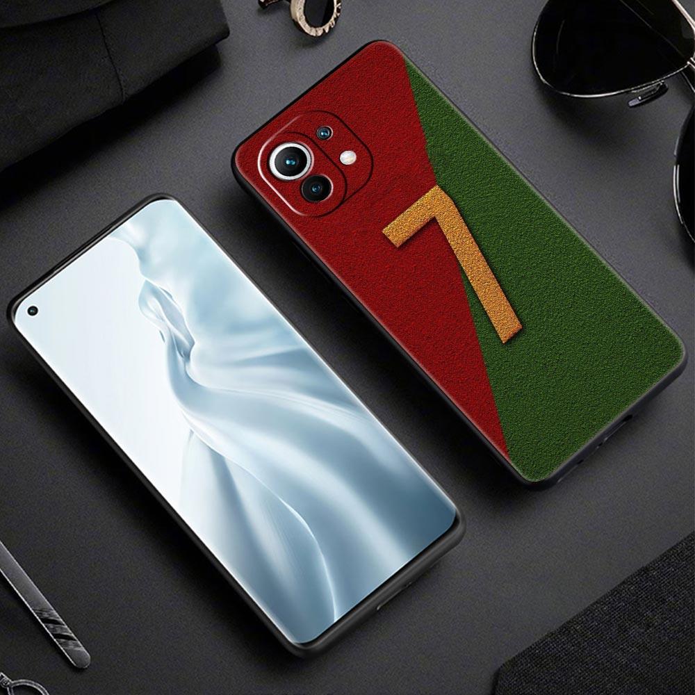 Чехол для телефона для Xiaomi Mi 15 14 13 12 11 Lite 14T 13T 12T 11T Pro Poco X7 X6 X5 X3 Pro F6 F5 F4 Чехол Футбольный Номер