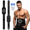 EMS Muscle Toner Abdominal Toning Belt Electric Muscle Stimulation Waist Massager USB Recharge Weight Loss Fitness Training Gear