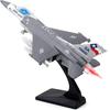 Литой под давлением F16 Fighting Falcon Модель самолета Армия ВВС Игрушки Военный самолет отступить со светом и звуками