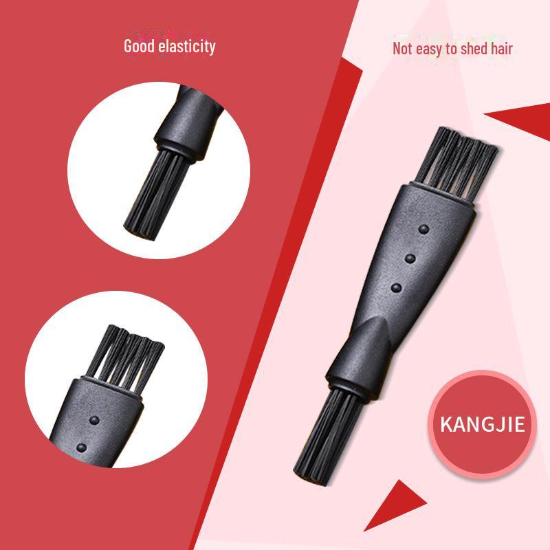 Двойная щетка для чистки бритвы и машинки для стрижки — инструмент для удаления пыли с мелкой бытовой техники