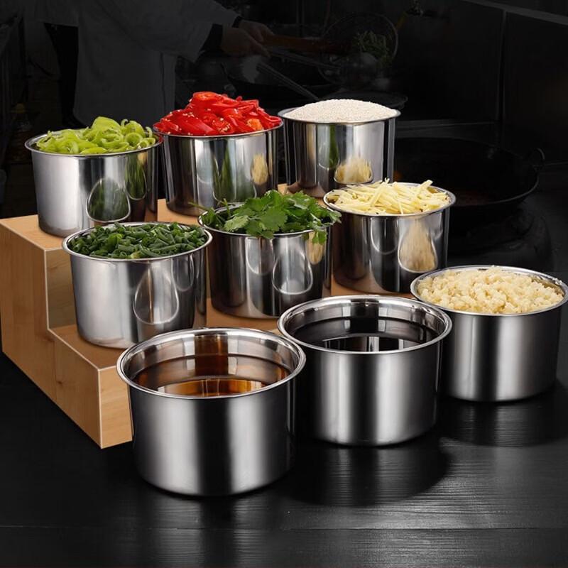 Thickened Stainless Steel Seasoning Storage Jar
