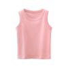 Baby Boy's Sleeveless Tops Solid Color T-Shirts Vest Kids Boys Girls Summer Basic Shirts Cotton Athletic Undershirts